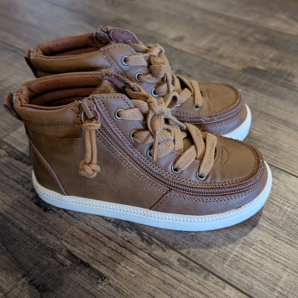 Brown High-Top Kids Shoes